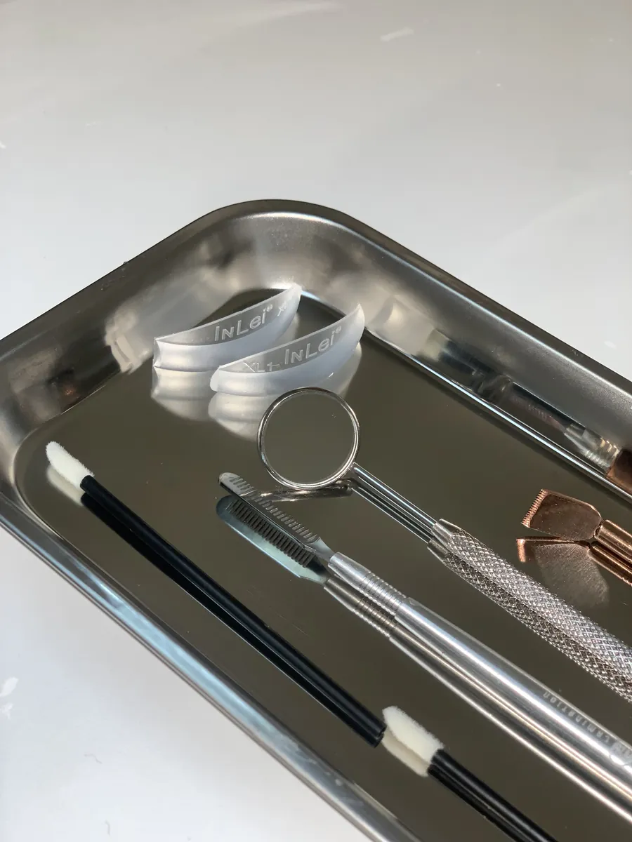 Silikonpads und sterile Instrumente